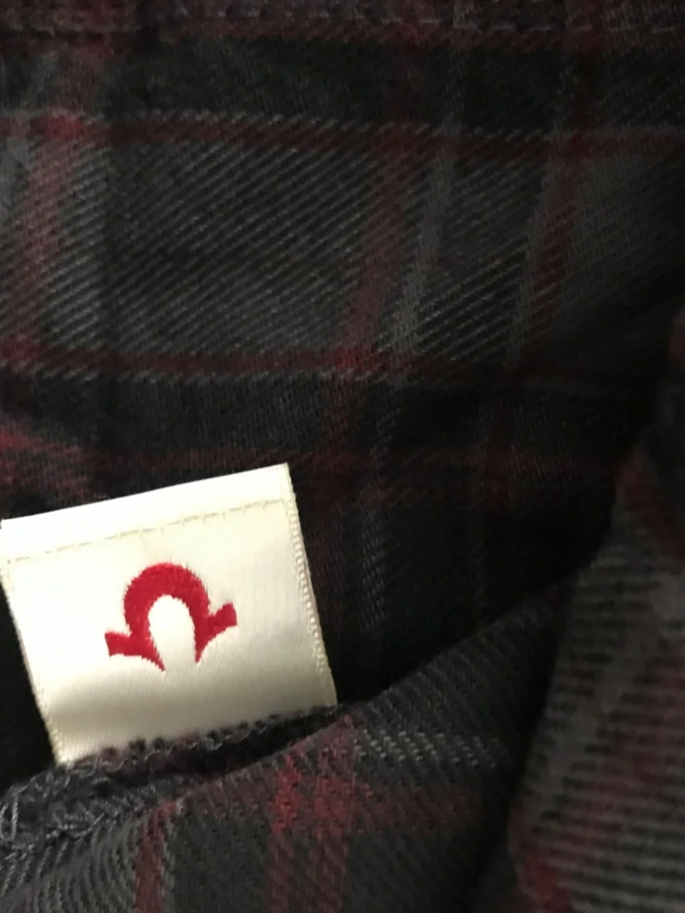 True Religion Plaid Western Button-Up Shirt Men’s XXL Gray Red Y2K